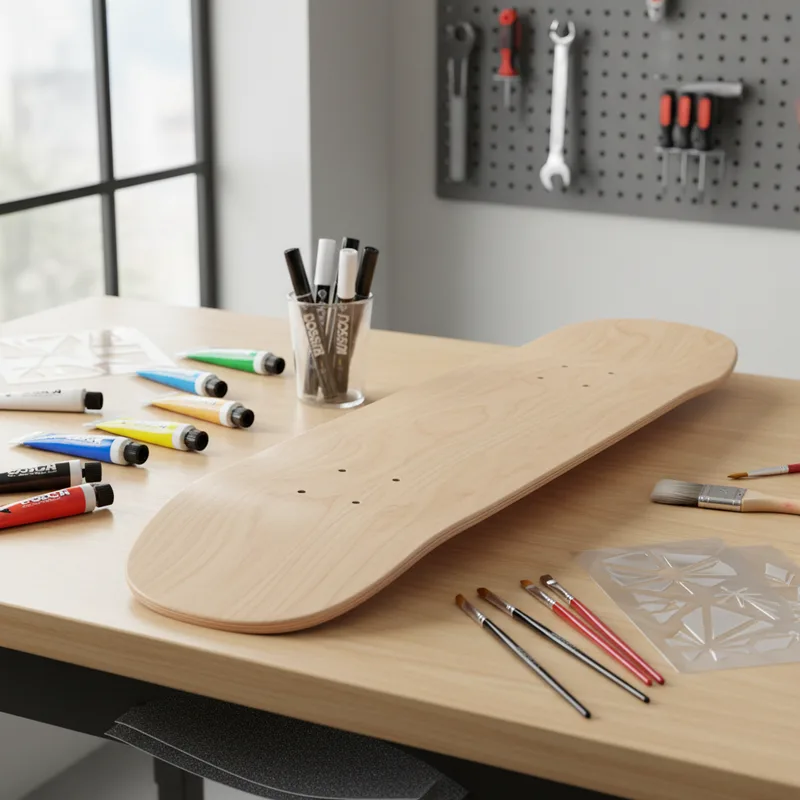 Planche de skate vierge : guide d'achat et personnalisation